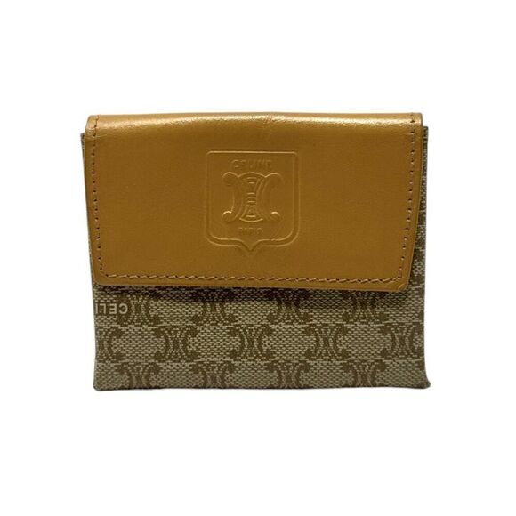 Celine Macadam Leather Coin Pouch - Picture 1 of 6